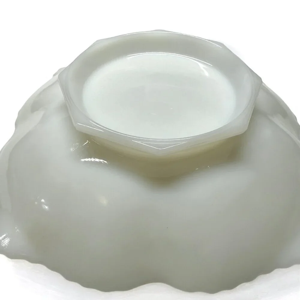 Indiana Glass Harvest Grape Milk Glass Plate 10 Inch